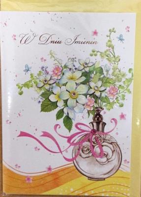 Opakowanie Karnet imieniny B6 Premium 28 + koperta