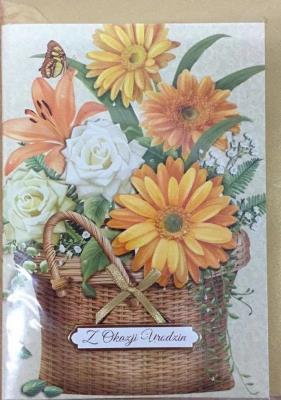 Opakowanie Karnet urodziny B6 Premium 3 + koperta