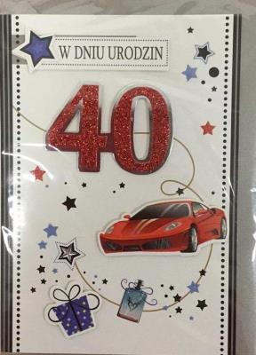 Opakowanie Karnet urodziny B6 Premium 60 + koperta