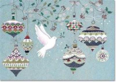 Opakowanie Karnety mini świątczne Gołąb i ozdoby (20szt)