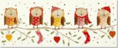 Opakowanie Karnety świątczne Leśne sowy (20szt)