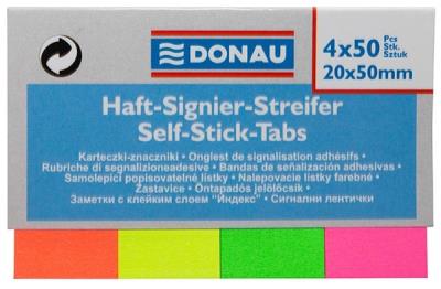 Karteczki znaczniki 20x50mm 4x50 sztuk mix kolorów. Wydawca: PBS Connect Polska. SmakLiter.pl Opakowanie Karteczki znaczniki 20x50mm 4x50 sztuk mix kolorów