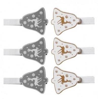 Opakowanie Klamerki ozdobne Dzwonki (6 szt)