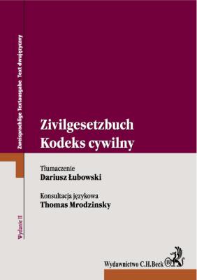 Kodeks cywilny Zivilgesetzbuch. Wydawca: C.H. Beck. SmakLiter.pl Opakowanie Kodeks cywilny Zivilgesetzbuch