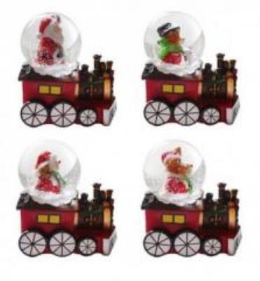 Opakowanie Kula śnieżna Lokomotywa z postaciami (4 szt)