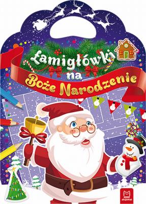 Okładka książki Łamigłówki na Boże Narodzenie