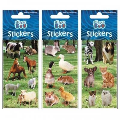 Naklejki Sticker BOO silver zwierzęta mix. Wydawca: Sticker Boo. SmakLiter.pl Opakowanie Naklejki Sticker BOO silver zwierzęta mix