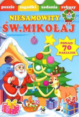 Okładka książki Niesamowity św. Mikołaj + naklejki