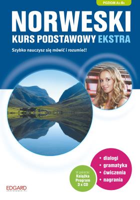 Norweski Kurs podstawowy Ekstra. Autor: Opracowanie zbiorowe. SmakLiter.pl Okładka książki Norweski Kurs podstawowy Ekstra