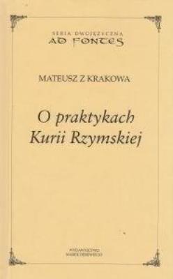 Okładka książki O praktykach Kurii Rzymskiej