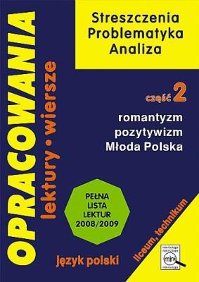 Okładka książki Opracowania LO 2 GREG