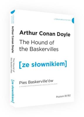 Pies Baskervillów ze słownikiem. Autor: Doyle Arthur Conan. SmakLiter.pl Okładka książki Pies Baskervillów ze słownikiem