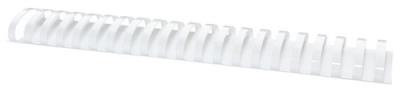 Plastikowe grzbiety do bindowania A4 51mm 50 sztuk białe. Wydawca: PBS Connect Polska. SmakLiter.pl Opakowanie Plastikowe grzbiety do bindowania A4 51mm 50 sztuk białe