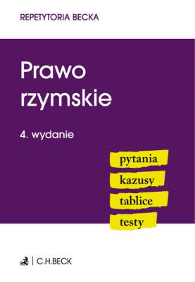 Okładka książki Prawo rzymskie