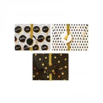 Opakowanie Pudełka 3x11cm 3szt czarno-białe