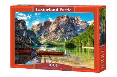 Puzzle 1000 The Dolomites Mountains, Italy. Wydawca: Castorland. SmakLiter.pl Opakowanie Puzzle 1000 The Dolomites Mountains, Italy