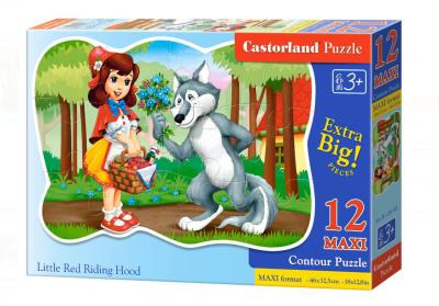 Opakowanie Puzzle 12 maxi konturowe Little Red Riding Hood/ B-120185