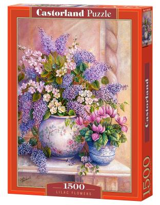 Puzzle 1500 Lilac Flowers CASTOR. Wydawca: Castorland. SmakLiter.pl Opakowanie Puzzle 1500 Lilac Flowers CASTOR