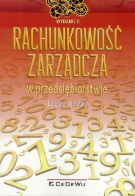 Okładka książki Rachunkowość zarządcza w przedsiębiorstwie