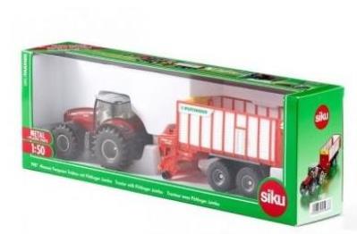 Opakowanie Siku Farmer - Traktor Massey-Ferguson z przyczepą2