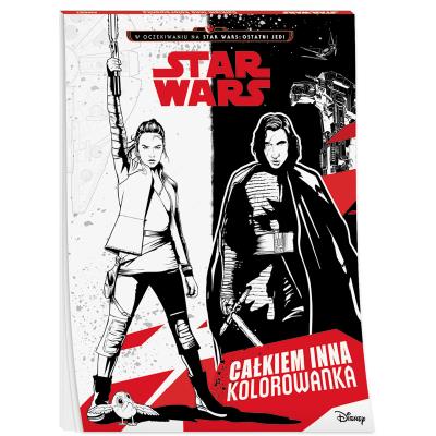 Star Wars Całkiem inna kolorowanka. Autor: Opracowanie zbiorowe. SmakLiter.pl Okładka książki Star Wars Całkiem inna kolorowanka