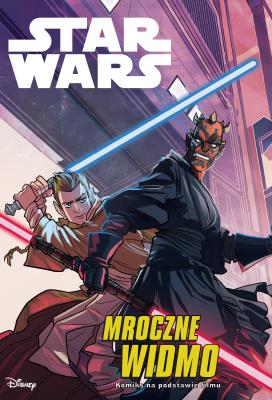 Star Wars – Mroczne Widmo. Autor: Ferrari Alessandro, Creative Studio Kawaii, Turotti Davide. SmakLiter.pl Okładka książki Star Wars – Mroczne Widmo