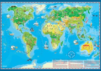 Świat Młodego Odkrywcy podkładka na biurko i pod mysz dla dzieci. Wydawca: Artglob. SmakLiter.pl Opakowanie Świat Młodego Odkrywcy podkładka na biurko i pod mysz dla dzieci