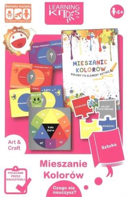 Układanka edukacyjna - Mieszanie kolorów. Wydawca: Russell. SmakLiter.pl Opakowanie Układanka edukacyjna - Mieszanie kolorów