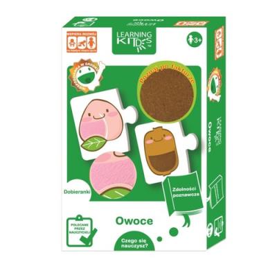 Układanka edukacyjna - Owoce. Wydawca: Russell. SmakLiter.pl Opakowanie Układanka edukacyjna - Owoce