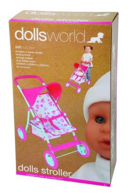 Wózek spacerowy dla lalek do 56 cm Deluxe. Wydawca: Dolls World. SmakLiter.pl Opakowanie Wózek spacerowy dla lalek do 56 cm Deluxe
