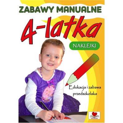 Okładka książki Zabawy manualne 4-latka