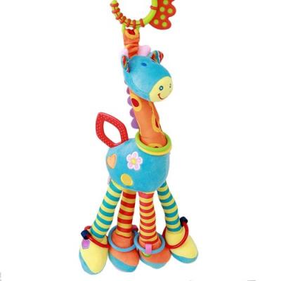 Opakowanie Zawieszka gryzak duża żyrafa pluszowa 45cm niebieska