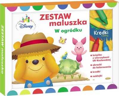 Zestaw maluszka. W ogródku. Autor: Kozłowska Urszula. SmakLiter.pl Okładka książki Zestaw maluszka. W ogródku