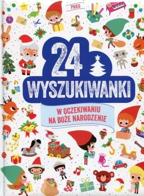 Okładka książki 24 wyszukiwanki w oczekiwaniu na Boże Narodzenie