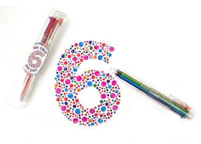 Opakowanie 6 w 1 Żelowy Długopis Mechaniczny 1 Długopis 6 kolorów