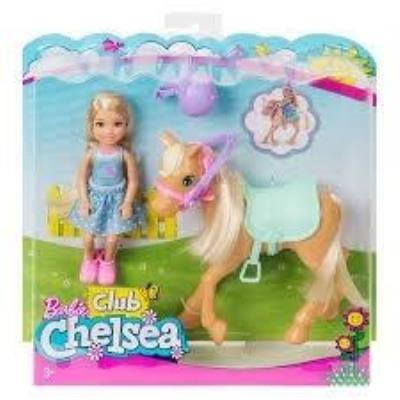Opakowanie Barbie Club Chelsea i kucyk