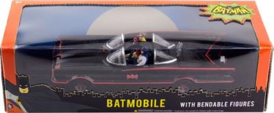 Opakowanie Batmobil Batman Classic 1966 + 2 mini figurki