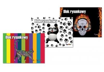 Blok rysunkowy A4 20 kartek biały mix. Wydawca: PBS Connect Polska. SmakLiter.pl Opakowanie Blok rysunkowy A4 20 kartek biały mix