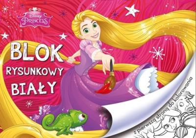 Opakowanie Blok rysunkowy biały A4 20 kartek Księżniczki 10 sztuk