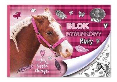 Opakowanie Blok rysunkowy biały A4 20 kartek Nice and pretty 10 sztuk