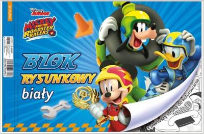 Opakowanie Blok rysunkowy biały A4 20 kartek Raźni Rajdowcy 10 sztuk