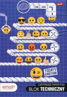 Opakowanie Blok techniczny A4 Emoji 10 kartek 10 sztuk