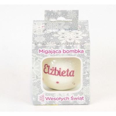 Opakowanie Bombka imienna Elżbieta