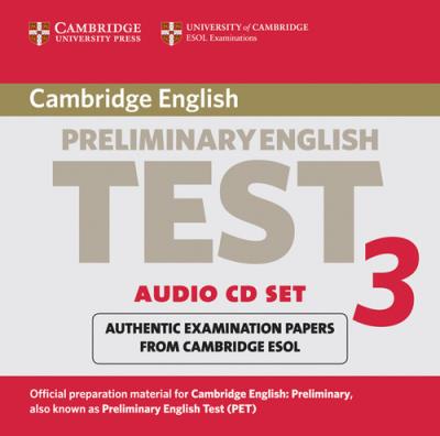 Opakowanie Cambridge Preliminary English Test 3 Audio CD Set