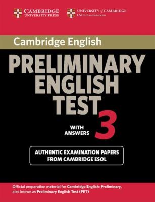 Opakowanie Cambridge Preliminary English Test 3 Student's Book with Answers