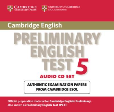 Opakowanie Cambridge Preliminary English Test 5 Audio CD Set