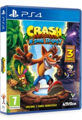Crash Bandicoot N.SANE TRILOGY. Wydawca: CDP.pl. SmakLiter.pl Opakowanie Crash Bandicoot N.SANE TRILOGY