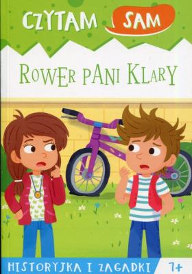 Okładka książki Czytam sam. Rower Pani Klary. Historyjka i zagadki
