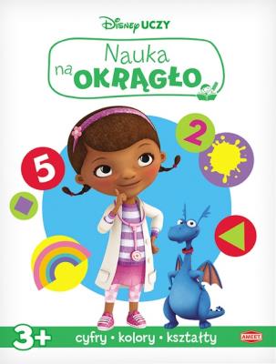 Okładka książki Disney Uczy Klinika dla pluszaków Nauka na okrągło