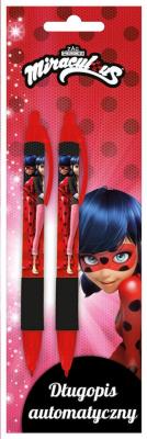 Opakowanie Długopis automatyczny 2szt Miraculum Biedronka i czarny kot